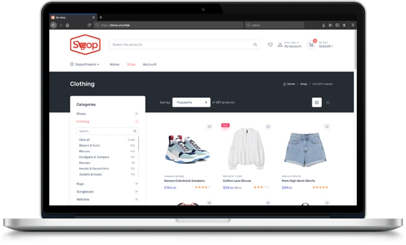 Xtumble E-Shop