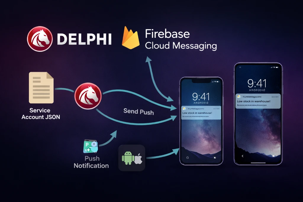 Delphi + Firebase Cloud Messaging nel 2026: what really changed